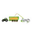 Bild von Spielzeugtraktor DEUTZ-FAHR Agrotron mit Joskin-Anhänger-Set