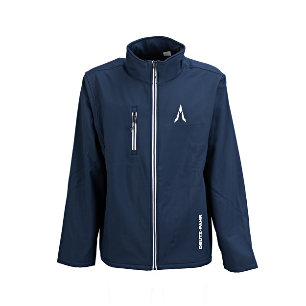 Bild von Blaue Herren-Softshelljacke DEUTZ-FAHR