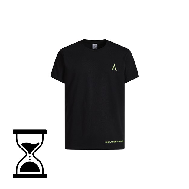 Bild von Schwarzes T-Shirt mit aufgesticktem Logo DEUTZ-FAHR