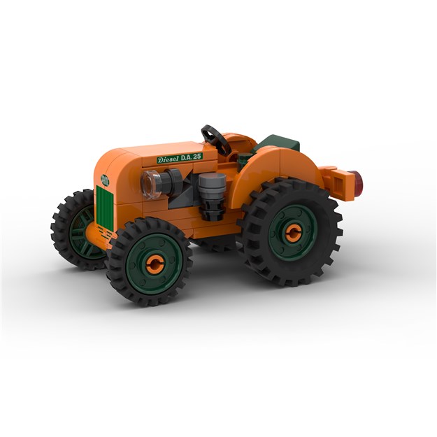 Bild von Brixies-Bausteinset SAME-FAHR-Traktor